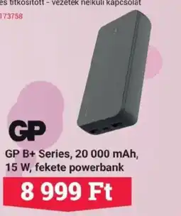 Office Depot GP B+ Series, 20 000 mAh, 15 W, fekete powerbank ajánlat