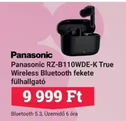 Office Depot Panasonic RZ-B110WDE-K True Wireless Bluetooth fekete ajánlat