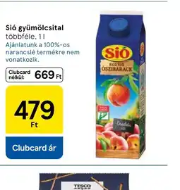 Tesco Si gyümölcsital ajánlat