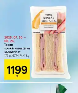 Tesco Tesco sonkás-mustáros szendvics ajánlat