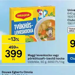 Tesco Maggi leveskocka vagy pörköltzaft-ízesítő kocka ajánlat