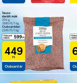 Tesco Tesco darált mák ajánlat