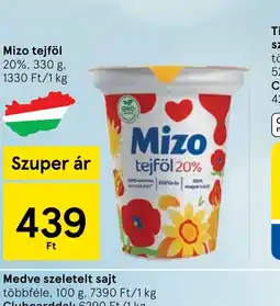 Tesco Mizo tejföl ajánlat