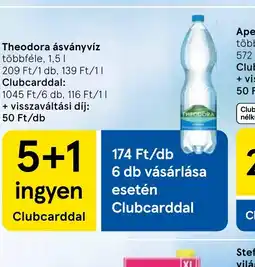 Tesco Theodora ásványvíz ajánlat