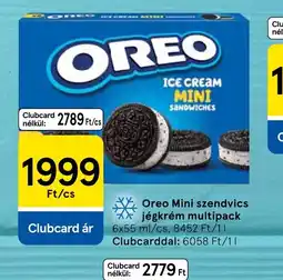 Tesco Oreo Mini szendvics jégkrém multipack ajánlat