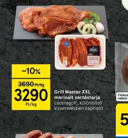 Tesco Grill Master XXL marinált sertéstarja ajánlat