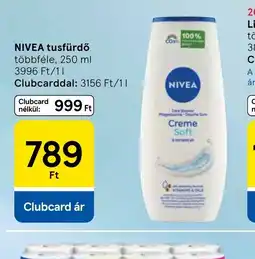Tesco Nivea tusfürdő ajánlat