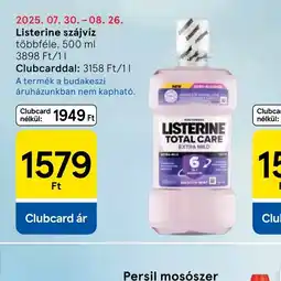 Tesco Listerine szájvíz ajánlat