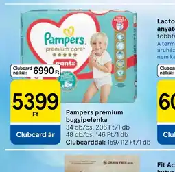 Tesco Pampers premium bugyipelenka ajánlat