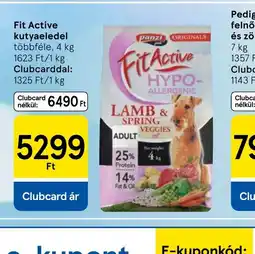 Tesco Fit Active kutyaeledel ajánlat