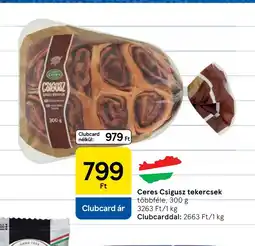 Tesco Ceres Csigausz tekercsek ajánlat