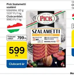 Tesco Pick Szalametti szalámi ajánlat