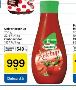 Tesco Univer ketchup ajánlat