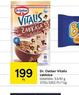 Tesco Dr. Oetker Vitalis zabkása ajánlat