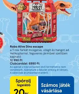 Tesco Robo Alive Dino Escape ajánlat