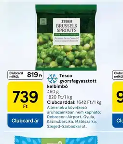 Tesco Tesco gyorsfagyasztott kelbimb ajánlat