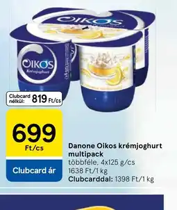 Tesco Danone Oikos krémjoghurt multipack ajánlat