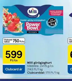 Tesco Milli görögjoghurt ajánlat