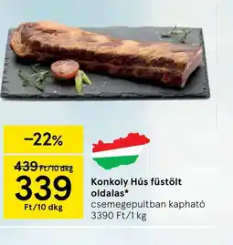 Tesco Konkoly Hús füstölt oldalas ajánlat
