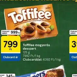 Tesco Toffifee mogyors desszert ajánlat