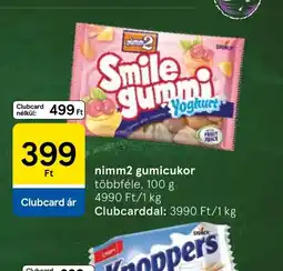 Tesco Nimm2 gumicukor ajánlat