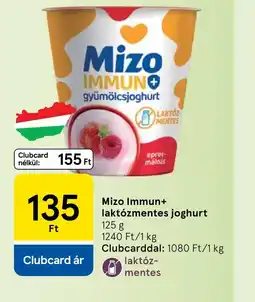 Tesco Mizo Immun+ laktzmentes joghurt ajánlat