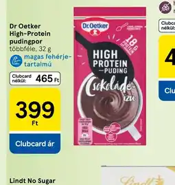 Tesco Dr. Oetker High-Protein pudingpor ajánlat
