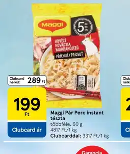 Tesco Maggi Pár Perc Instant Tészta ajánlat