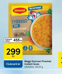 Tesco Maggi Gyorsan Finomat instant leves ajánlat