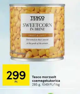 Tesco Tesco morzsolt csemegekukorica ajánlat