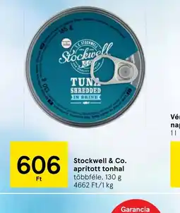 Tesco Stockwell & Co. aprított tonhal ajánlat