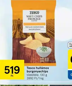 Tesco Tesco hullámos burgonyachips ajánlat