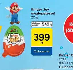 Tesco Kinder Joy meglepetéssel ajánlat