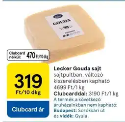 Tesco Lecker Gouda sajt ajánlat