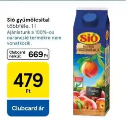 Tesco Sió gyümölcsital ajánlat