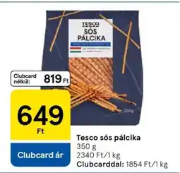 Tesco Tesco sós pálcika ajánlat