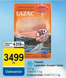 Tesco Classic csendes-óceáni lazac ajánlat