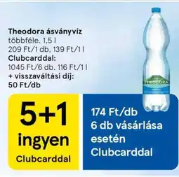 Tesco THEODORA Ásványvíz ajánlat
