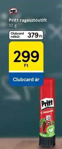Tesco PRITT RAGASZTÓSTIFT ajánlat