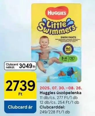 Tesco Huggies Little Swimmers ajánlat