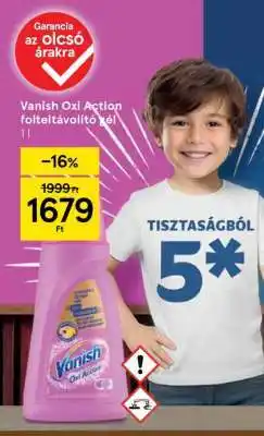 Tesco Vanish Oxi Action folteltávolító gél ajánlat