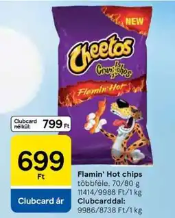 Tesco Cheetos Crunchos Flamin' Hot ajánlat