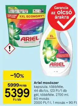 Tesco ARIEL Mosószer ajánlat