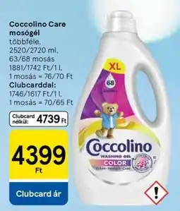 Tesco COCCOLINO CARE Mosógél ajánlat