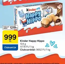 Tesco Kinder Happy Hippo ajánlat