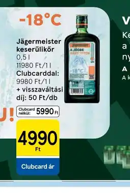 Tesco J A promóció időtartama: 2025.08.07. - 2025.09.03. A készlet erejéig!germeister keserűlikőr ajánlat