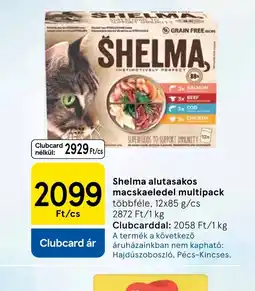 Tesco Shelma alutasakos macskaeledel multipack ajánlat