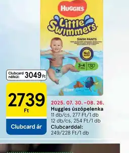Tesco Huggies úszpelenka ajánlat