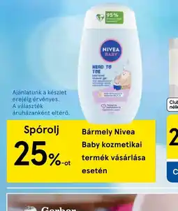 Tesco Nivea Baby kozmetikai termék ajánlat