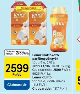 Tesco Lenor illatfokoz parfümgyöngyök ajánlat